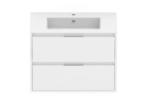 Cube Bath Vanity with sink. 32 inches bathroom vanity. Roca Group
