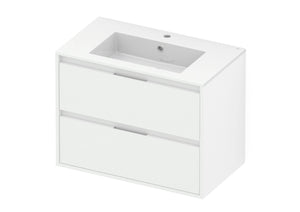 Cube Bath Vanity with sink. 32 inches bathroom vanity. Roca Group