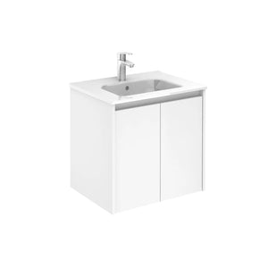 Samoa 24 inches modern wall mounted bathroom Vanity 2 doors with ceramic sink console Roca Group