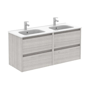 Samoa 48" floating Bathroom Vanity with double sink, 4 drawers. Roca Group