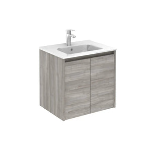 Samoa 24 inches modern wall mounted bathroom Vanity 2 doors with ceramic sink console Roca Group