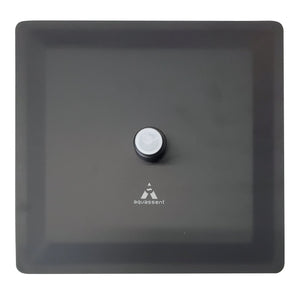 Leon matte black complete shower set  .Shower System 10 Inches. Aquassent