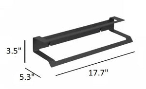 Slim medium double towel bar. Bathroom towel rack. Color bath accessories MT