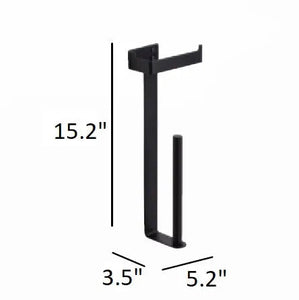 Slim toilet paper holder with spare. Toilet roll holder. Colored bath accessories. MT