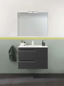 Tirare 32 inches Modern Bathroom Vanity with drawers. Porcelain sink console Roca Group