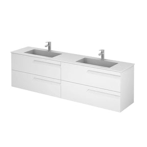 Tirare 80" Double Bathroom Vanity with drawers. Double sink vanity Roca Group
