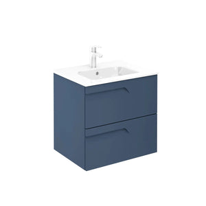 Tirare 24 inches Modern Bathroom Vanity with drawers. Porcelain sink console Roca Group