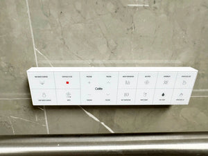 Zenix square Smart Toilet, Floor Mount, White Vitreous China. Roca