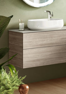 Roca Beyond Rectangular vessel sink. Over counter sink. Roca