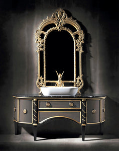 Randa Classic Bathroom Vanity 71". Single sink traditional luxury bathroom vanity Coleccion Alexandra