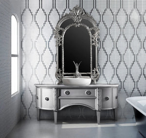Randa Classic Bathroom Vanity 71". Single sink traditional luxury bathroom vanity Coleccion Alexandra