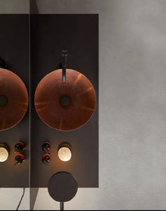 Corten steel bathroom vessel sink. Matte Oxide Bathco