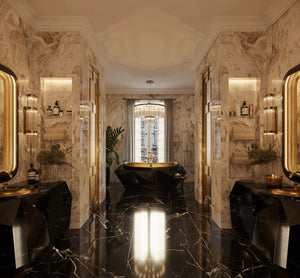 Diamond Black Luxury Bathtub MV