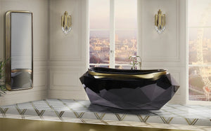 Diamond Black Luxury Bathtub MV