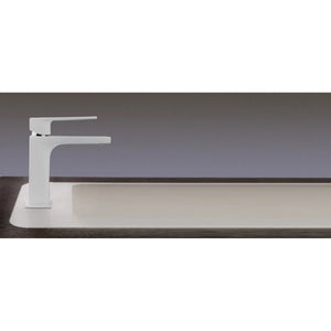 Single-Handle Bathroom Sink Faucet Kala White Grober