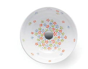 Camomila bathroom vessel sink designed by Sandra Suarez Bathco