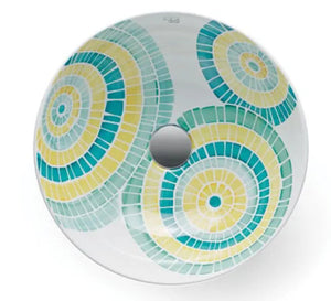 Lluvia I bathroom vessel sink designed by Ana Exposito. Bathco
