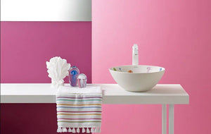 Jellyfish bathroom vessel sink designed by David Delfin Bathco