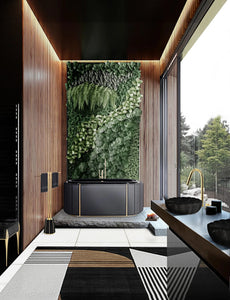 Darian bathtub on Luxury bathroom decoration.  Black bathtub, High end bathroom