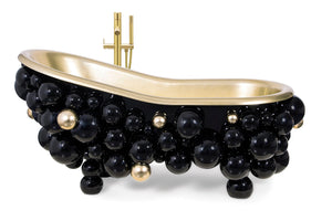 Newton Black Gold Luxury freestanding bathtub MV