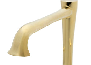 Timeless widespread bathroom sink faucet. Polished gold MV