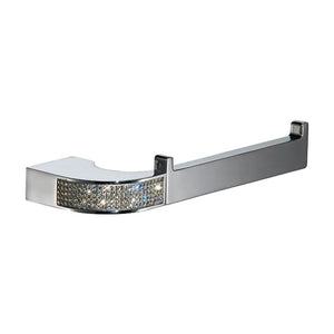 Cecilia toilet paper holder with Swarovski crystals secretbathstore