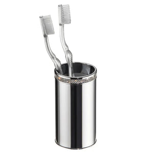 Cecilia table toothbrush holder with Swarovski crystals Secret Bath
